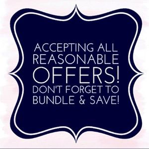 Reasonable offers welcome